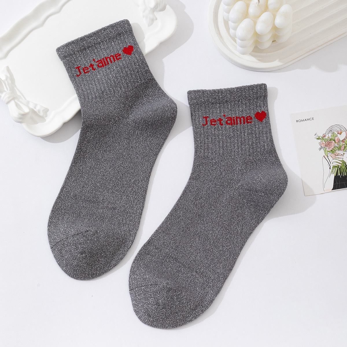 Chaussettes "Je t'aime"