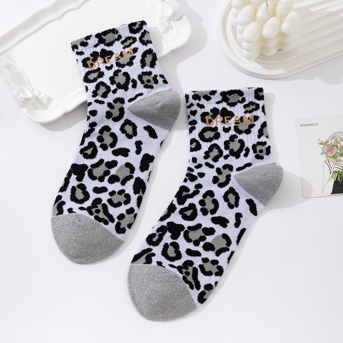 Chaussettes léopard "DREAM"